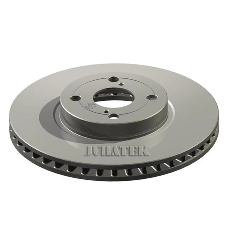 Juratek Front Brake Discs & Pads fits Toyota Corolla 2001-2007 1.4 1.8 2.0