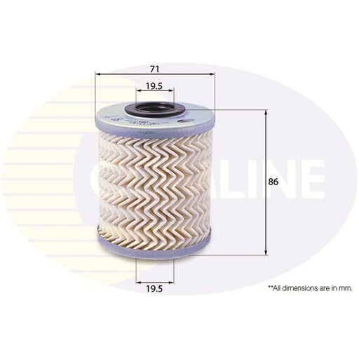 Comline Fuel Filter Element fits Nissan Interstar 2002-2006