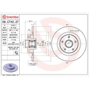 Brembo Front & Rear Brake Discs & Pads fits Renault Megane IV 2015 on 1.5