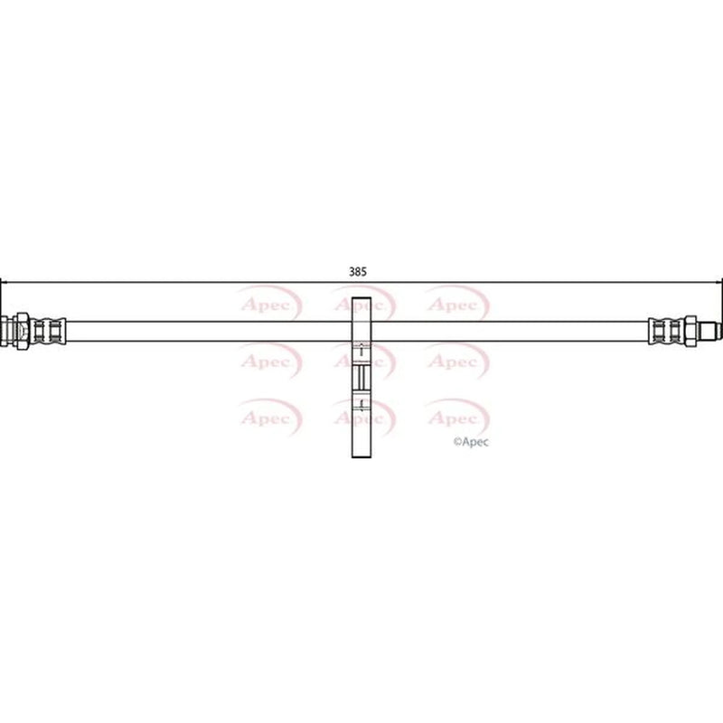 Apec Brake Hydraulic Hose Line inner HOS3720