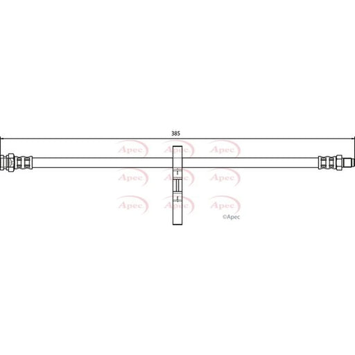 Apec Brake Hydraulic Hose Line inner HOS3720