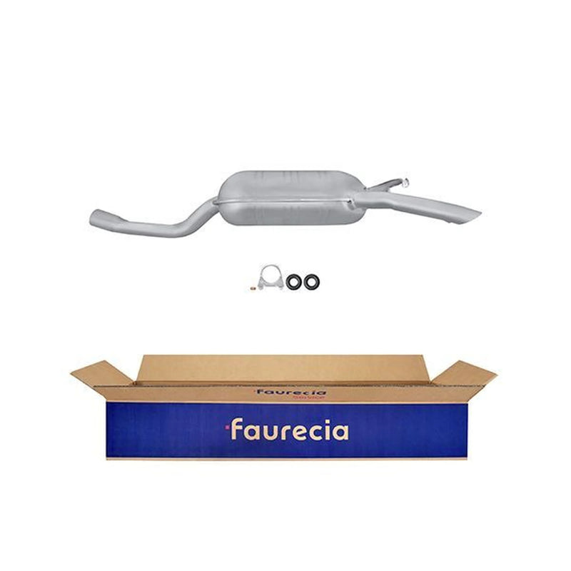 Hella End Silencer Rear fits Mercedes-Benz 124 1988-1993 124.128 124.133 124.333