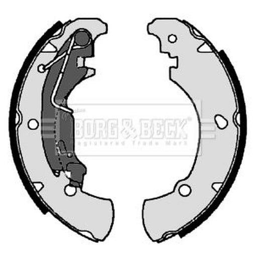Borg & Beck Brake Shoe Set Axle Kit BBS6352