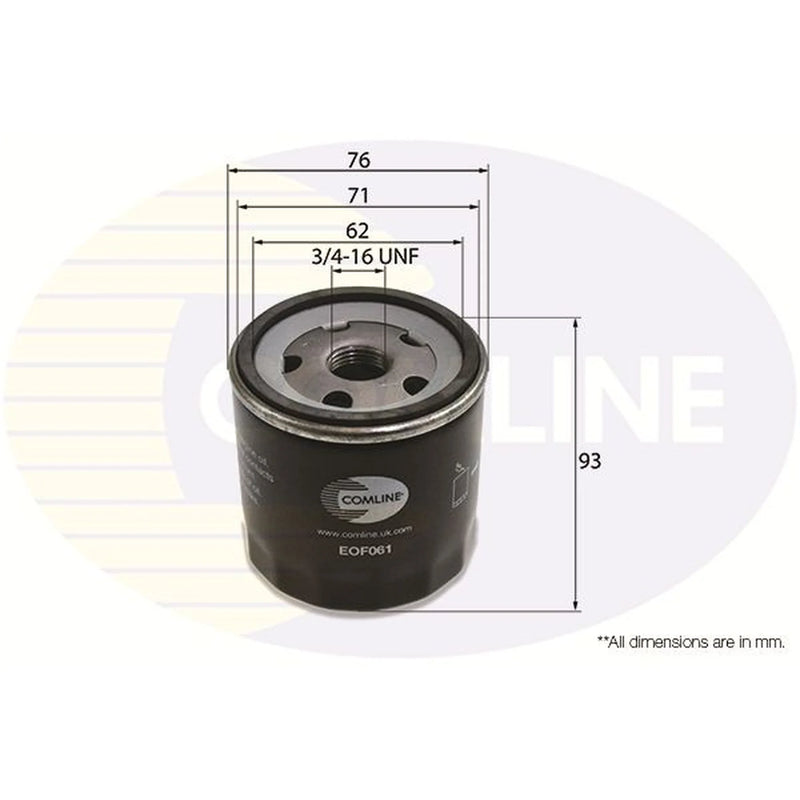 Comline Full Service Kit with Air, Oil, Fuel & Cabin Filters fits Audi A2