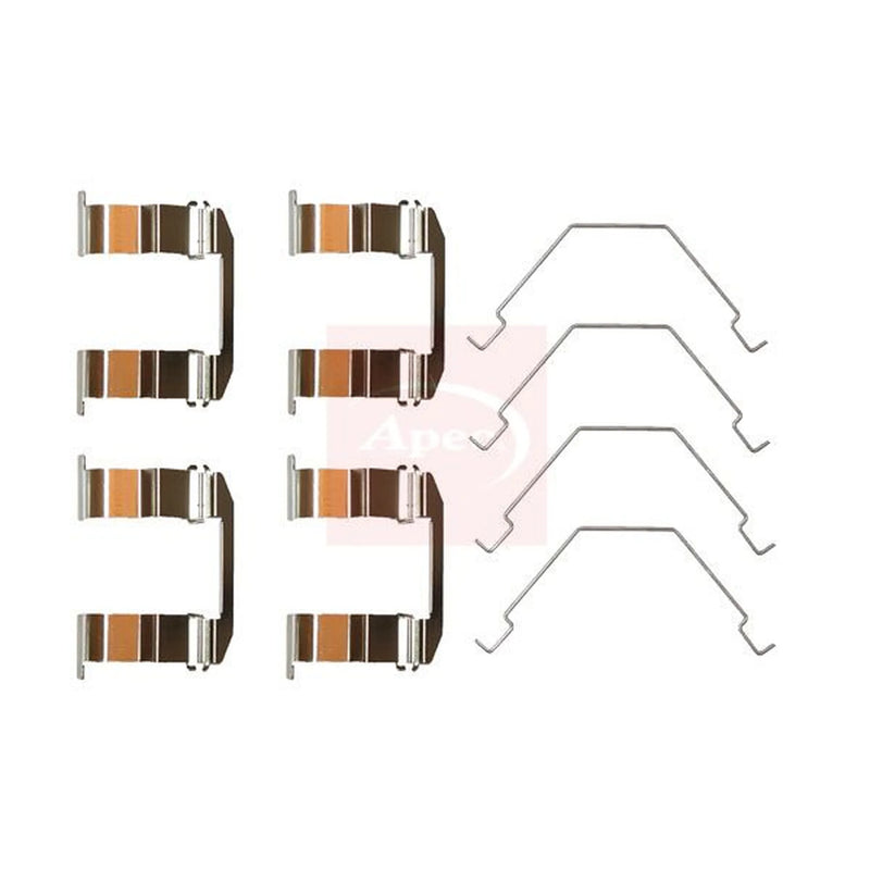 Apec Brake Pad Accessory Fitting Kit Front KIT429