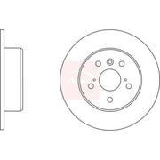 Apec Rear Brake Solid Discs & Pads fits Toyota Camry 2001-2006 2.4 3.0
