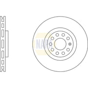 NAPA Front Vented & Rear Vented Brake Discs & Pads fits Audi A6 C5 2000-2005 2.5