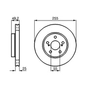 Bosch Front Brake Discs & Pads fits Toyota Corona 1987-1992 2.0