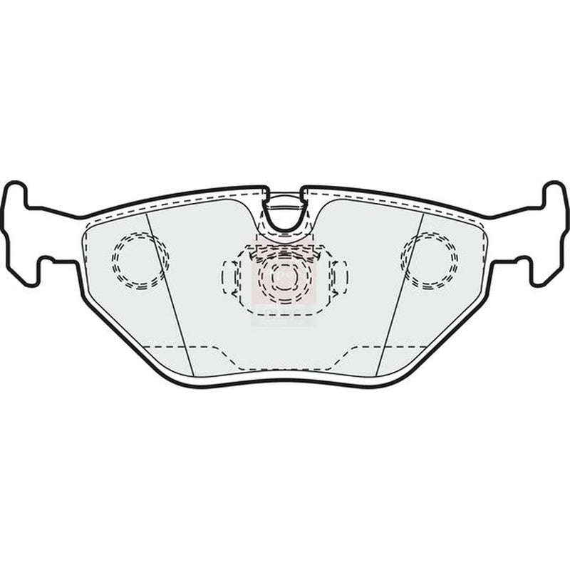 Apec Front & Rear Pads fits BMW 5 1995-2004
