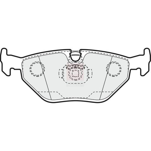 Apec Front & Rear Pads fits BMW 5 1995-2004