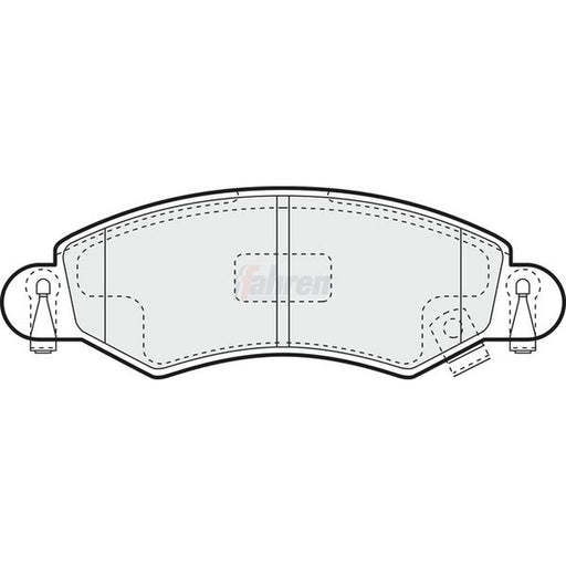 Fahren Front Brake Pad Set FBP3306