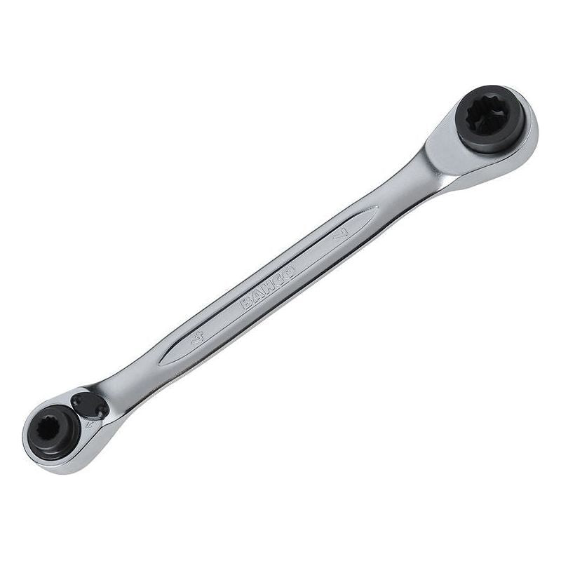 Bahco S4RM Series Reversible Ratchet Spanner 4/5/6/7mm Bahco - Town Tools