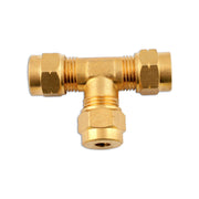 Tool Connection Brass Coupling Tee Piece 10mm 5pc 31123 Tool Connection - Dynamic Drive