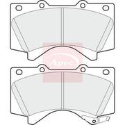 Apec Front Brake Pad Set fits Toyota Land Cruiser 200 2007-2008 4.5