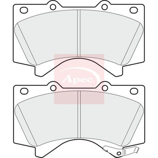Apec Front Brake Pad Set PAD1761