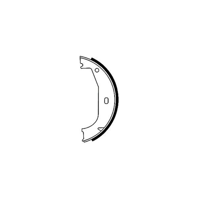 Mintex Parking Brake Shoe Set fits BMW 3 1990-1999