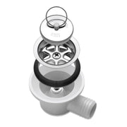 Dometic Angled Waste Fitting SMEV AC540 Ø20mm
