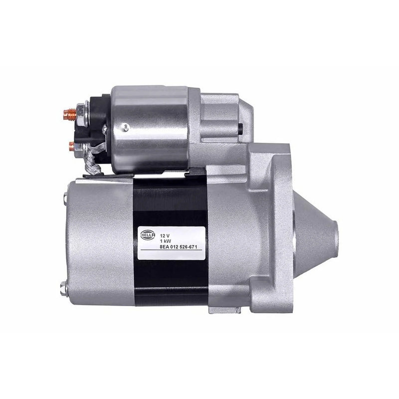 Hella Starter Motor 12V 1kW 8 Teeth fits Dacia Duster 2010-2018 1.6