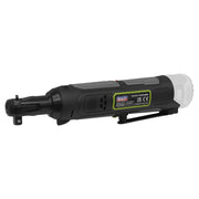 Sealey Cordless Ratchet Wrench 3/8"Sq Drive 10.8V SV10.8 Series Body Only Sealey - Dynamic Drive