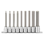 Teng Tools 3/8" Long Hex Bit Socket Clip Rail Set 9 Pieces Teng Tools - Dynamic Drive