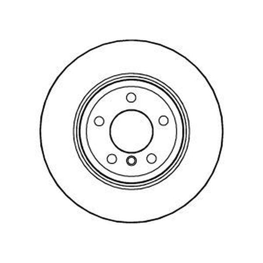 Abtex 2 x Vented Brake Discs fits BMW X3 2003-2011 2.0 2.5 3.0