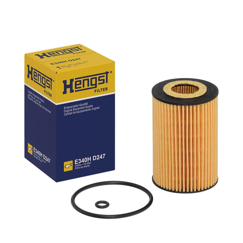 Hengst Engine Oil Filter fits Audi A1 2014-2018 1.6