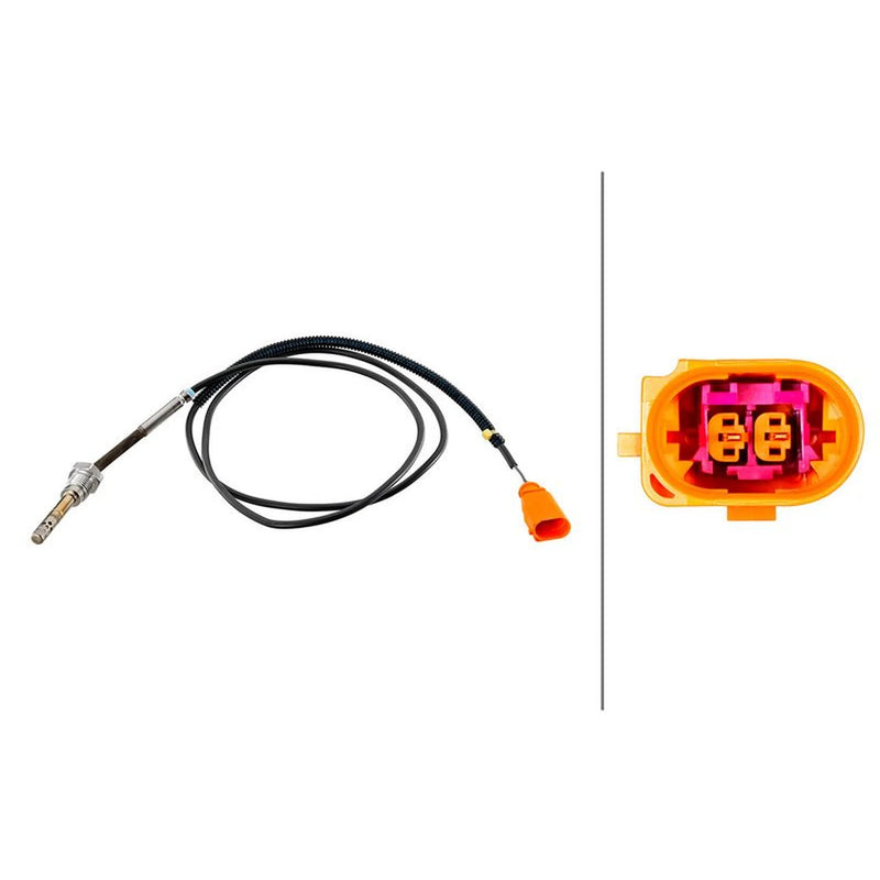 Hella Exhaust Gas Temperature Sensor after soot particulate fil fits VW Multivan
