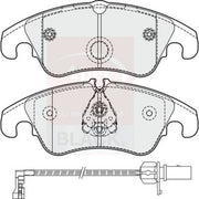 Apec Black Front Brake Pad Set fits Audi A4 Allroad B8 2009-2016 2.0 3.0