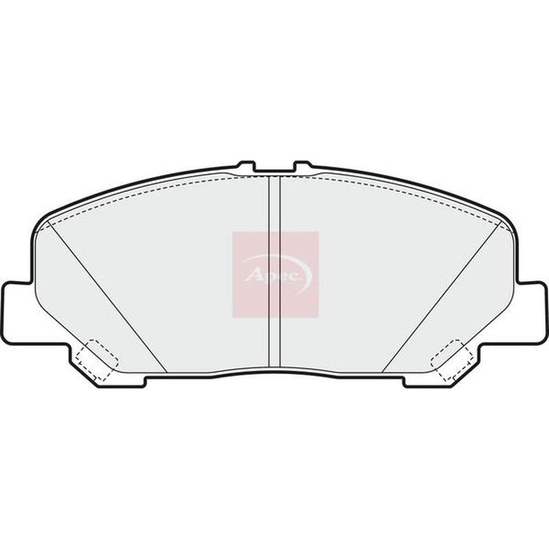Apec Front Brake Pad Set fits Toyota Alphard / Vellfire 2008-2015 2.4 3.5