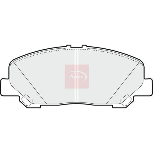 Apec Front Brake Pad Set fits Toyota Alphard / Vellfire 2008-2015 2.4 3.5