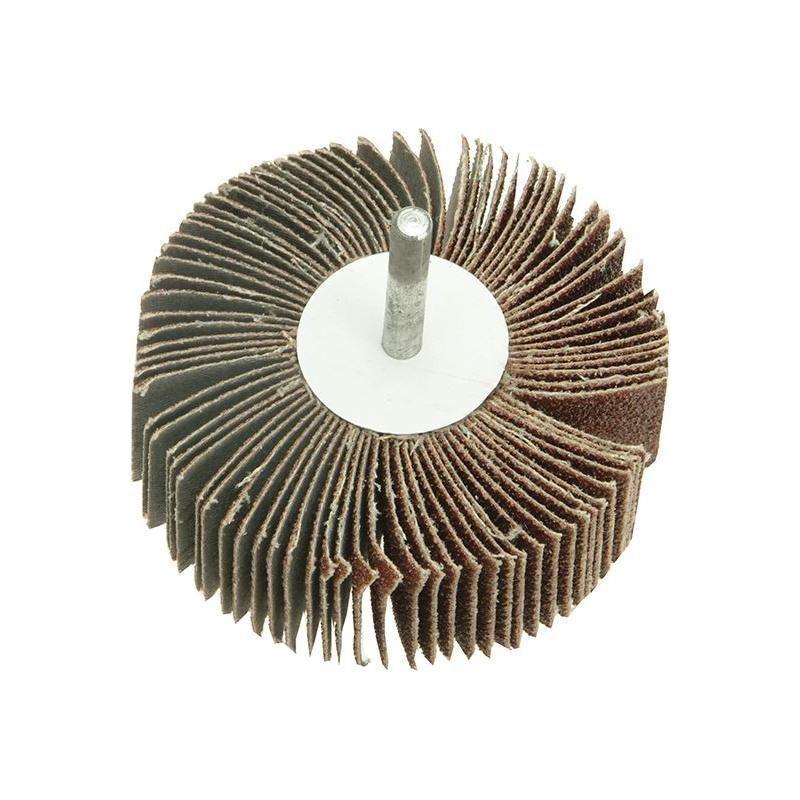Faithfull Flap Wheel 80 x 30mm Medium Faithfull - Town Tools