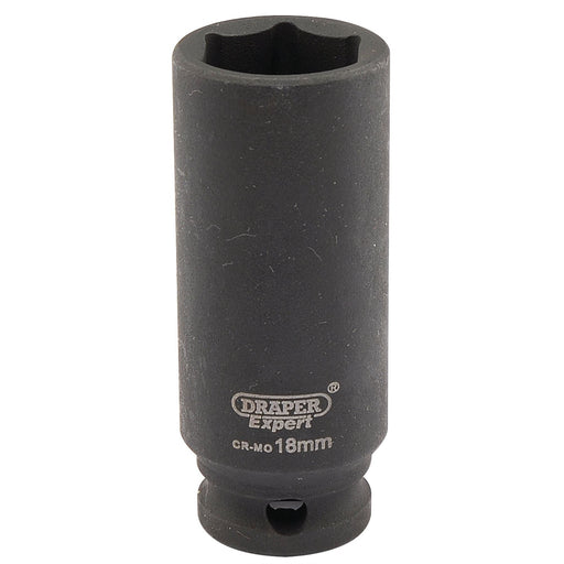Draper Expert HI-TORQ 6 Point Deep Impact Socket, 3/8" Sq. Dr., 18mm Draper - Dynamic Drive