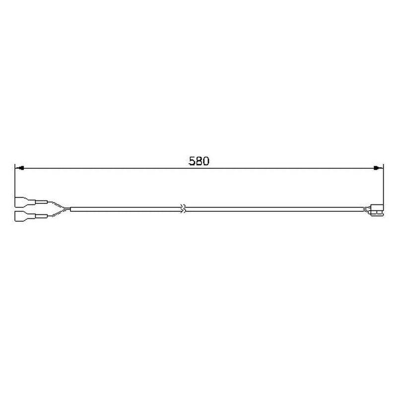Bosch Brake Pad Wear Sensor Rear fits Porsche 928 1977-1986 4.5 4.7