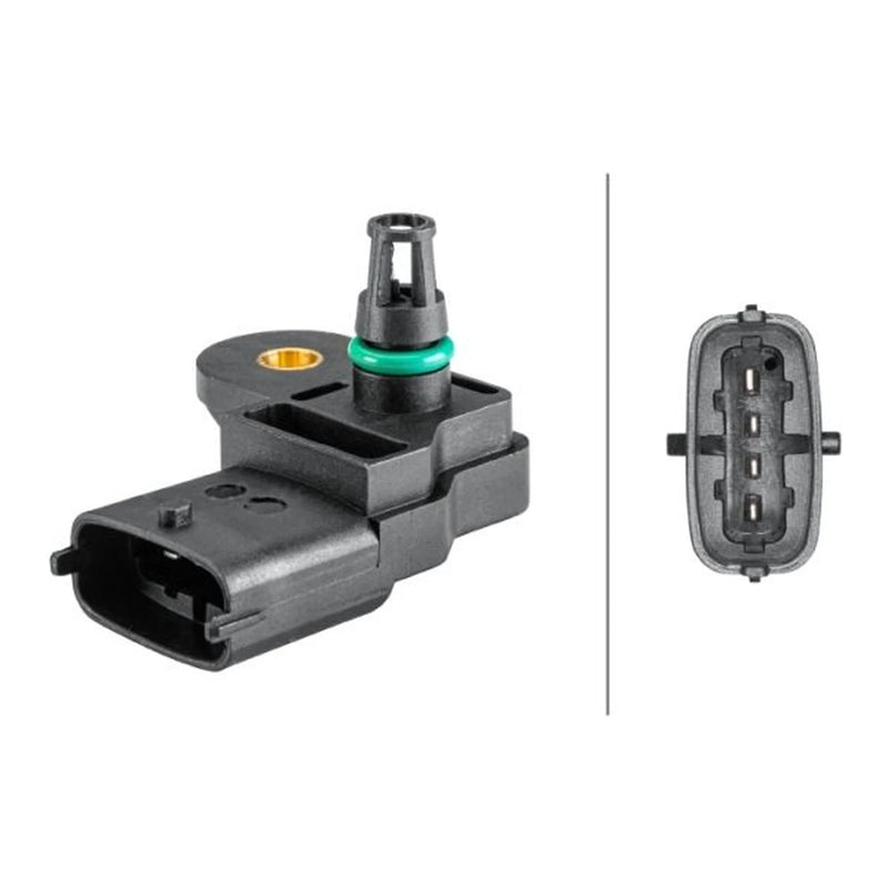 Hella MAP Sensor (Manifold Air Pressure) fits Fiat Ducato 2001-2011 2.3 2.8
