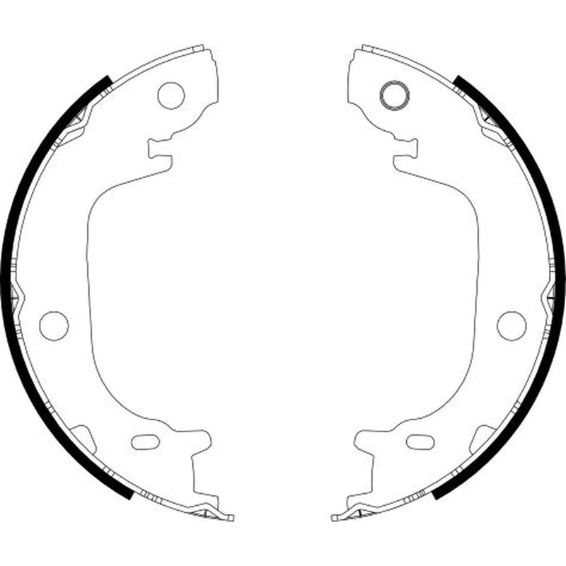 Mintex Parking Brake Shoe Set fits Toyota Mirai 2014-2020