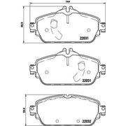 Mintex Front Brake Pad Set fits Mercedes-Benz C-Class 2013-2023