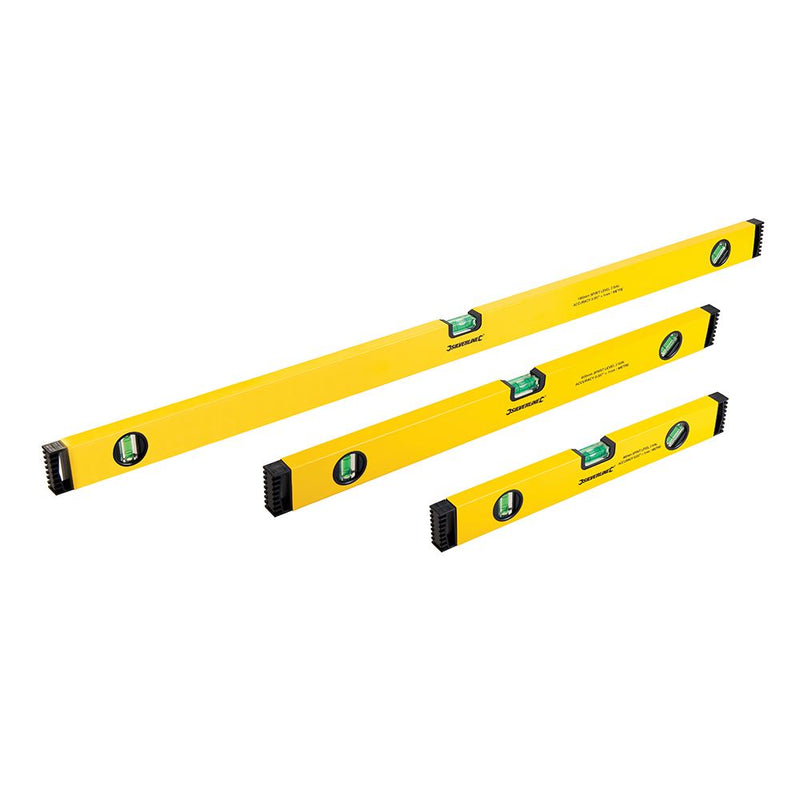 Silverline Builders Level Set 3pce 400, 600 & 1000mm Silverline - Dynamic Drive