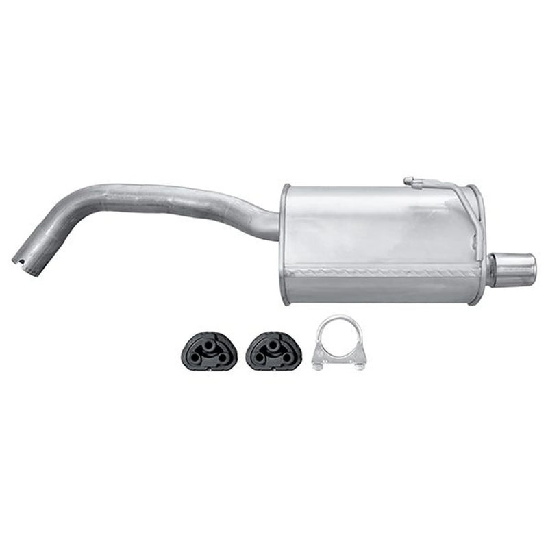 Hella End Silencer Rear fits Fiat 500 2007-2009 1.3 1.4