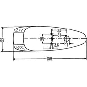 Hella Lamp S Cb 2SA Left 2SA 001 638-021 11025488 2SA 001 638-021