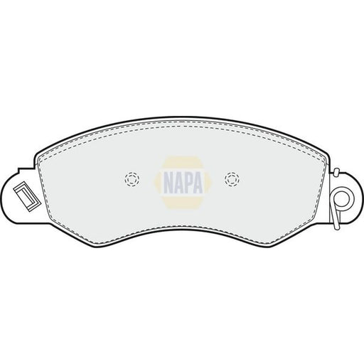 NAPA Front Brake Pad Set NBP1747