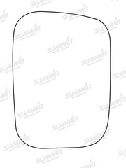 Summit Stick-On Commercial Mirror Glass fits Nissan Urvan 79 to 95 LHS Summit - Bars 4 Cars