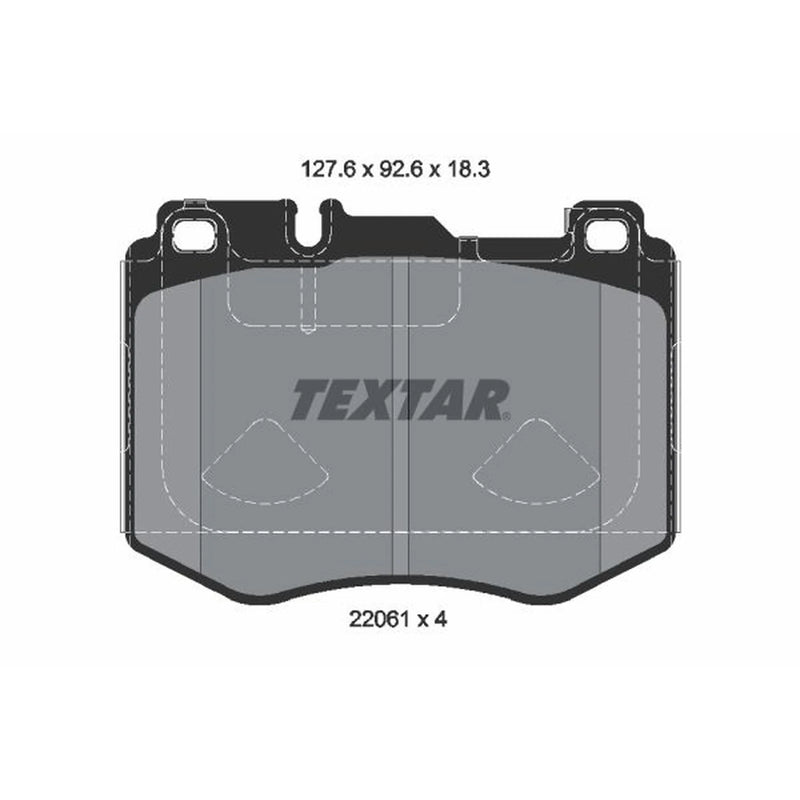 Textar Front Brake Pad Set 2206103