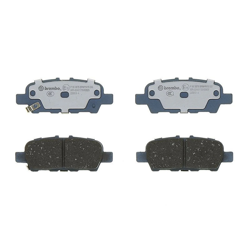 Brembo Rear Brake Internally Vented Discs & Pads fits Nissan Leaf 2010-2017