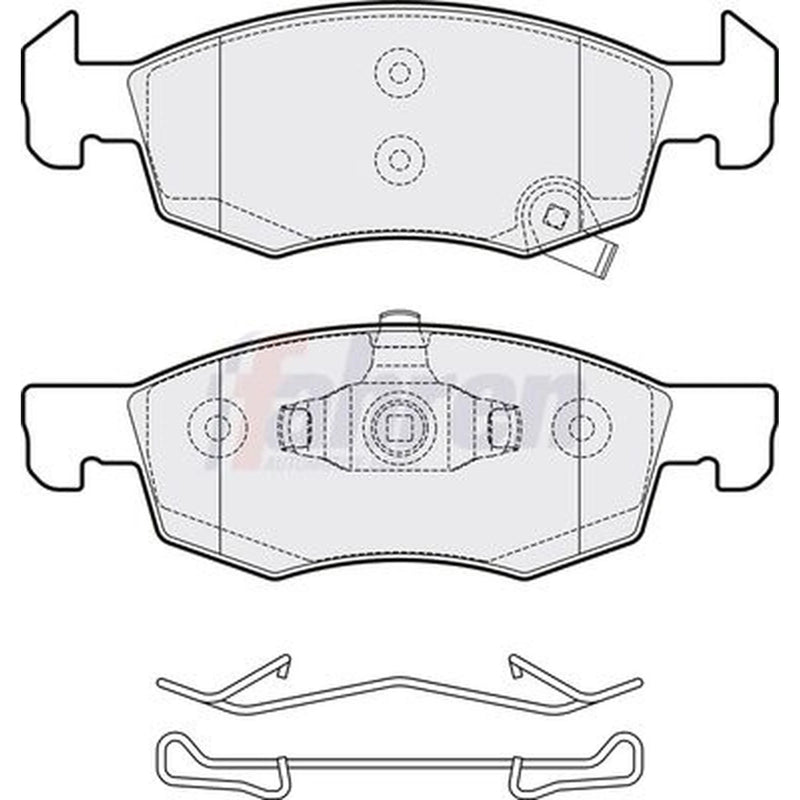 Fahren Front Brake Pad Set FBP3383
