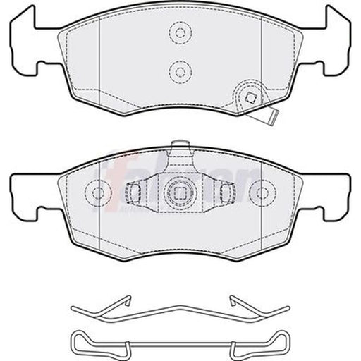 Fahren Front Brake Pad Set FBP3383