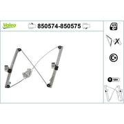 Valeo Electric Window Regulator Lifter Right Front 850575