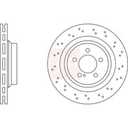 Apec Rear Brake / Discs & Pads fits Mercedes-Benz Cls 2006-2010 219.377