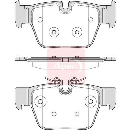 Apec Rear Brake Pad Set fits BMW 1 2019 on