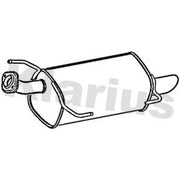 Klarius Box With Tail Pipe Rear fits Nissan Juke 2010-2019 1.5 1.6