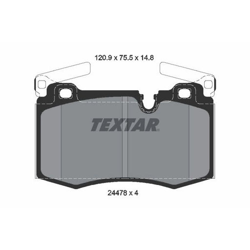 Textar Front Brake Pad Set 2447801